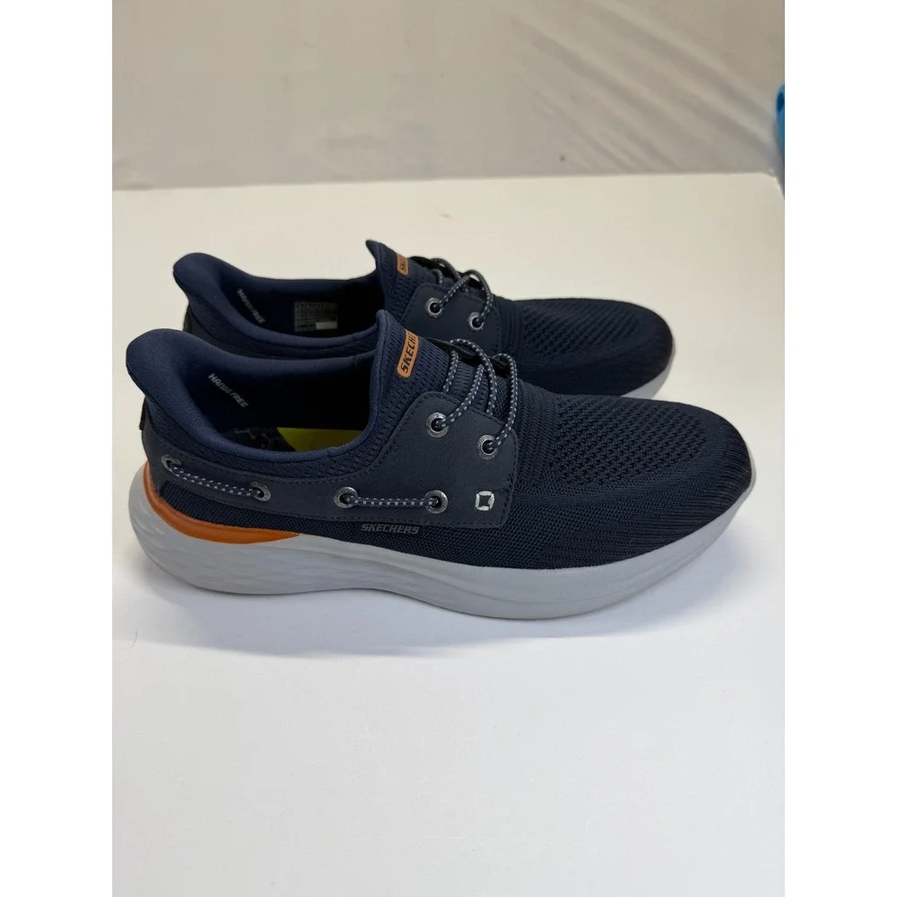 Skechers Slip-Ins Lawson Parasail 211108 NVY Men's Sneakers 9 Navy Boat Shoes